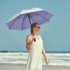 imageG4Free 5462 Inch Windproof UV Protection Golf Umbrella Extra Large Silver Coated Automatic Open Stick Long UmbrellaSilverLight Purple