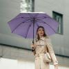 imageG4Free 5462 Inch Windproof UV Protection Golf Umbrella Extra Large Silver Coated Automatic Open Stick Long UmbrellaSilverLight Purple