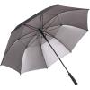 imageG4Free 546268 Inch Extra Large Windproof Golf Umbrella UV Protection Automatic Open Double Canopy Vented Sun Rain Stick UmbrellaBlack