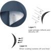 imageG4Free 546268 Inch Extra Large Windproof Golf Umbrella UV Protection Automatic Open Double Canopy Vented Sun Rain Stick UmbrellaDark Blue