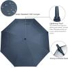 imageG4Free 546268 Inch Extra Large Windproof Golf Umbrella UV Protection Automatic Open Double Canopy Vented Sun Rain Stick UmbrellaDark Blue