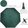imageG4Free 546268 Inch Extra Large Windproof Golf Umbrella UV Protection Automatic Open Double Canopy Vented Sun Rain Stick UmbrellaDark Green