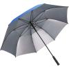 imageG4Free 546268 Inch Extra Large Windproof Golf Umbrella UV Protection Automatic Open Double Canopy Vented Sun Rain Stick UmbrellaSapphire