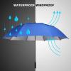 imageG4Free 546268 Inch Extra Large Windproof Golf Umbrella UV Protection Automatic Open Double Canopy Vented Sun Rain Stick UmbrellaSapphire