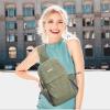imageG4Free Canvas Sling Bag Crossbody Backpack Shoulder Bag for Men Women with Antitheft Pocket ampamp USB Charge PortArmy Green