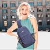 imageG4Free Canvas Sling Bag Crossbody Backpack Shoulder Bag for Men Women with Antitheft Pocket ampamp USB Charge PortDark Blue