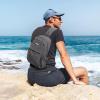imageG4Free Canvas Sling Bag Crossbody Backpack Shoulder Bag for Men Women with Antitheft Pocket ampamp USB Charge PortDark Grey