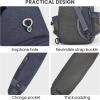 imageG4Free Canvas Sling Bag Crossbody Backpack with USB Charging Port ampamp RFID Blocking Hiking Daypack Chest Bag for Women MenDark Blue
