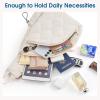 imageG4Free Casual Crossbody Bag Sling Daypack for Women Lightweight Backpack Fashionable Chest Bag for Daily OutingsBeige