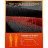 imageG4Free Fleece Lined Pants Women High Waisted Wide Leg Pants Winter Warm Thermal Sweatpants with Pockets 29quot31quot33quotBlack