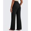 imageG4Free Fleece Lined Pants Women High Waisted Wide Leg Pants Winter Warm Thermal Sweatpants with Pockets 29quot31quot33quotBlack