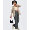 imageG4Free Fleece Lined Pants Women High Waisted Wide Leg Pants Winter Warm Thermal Sweatpants with Pockets 29quot31quot33quotDeep Grey