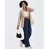 imageG4Free Fleece Lined Pants Women High Waisted Wide Leg Pants Winter Warm Thermal Sweatpants with Pockets 29quot31quot33quotDeep Navy