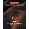 imageG4Free Fleece Lined Pants Women Wide Leg Sweatpants with Pockets Drawstring Lounge Athletic Track Fall WinterBlack