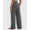 imageG4Free Fleece Lined Pants Women Wide Leg Yoga Pants with Pockets Casual High Waisted Sweatpants 29quot31quot33quotDark Grey