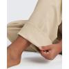 imageG4Free Fleece Lined Pants Women Wide Leg Yoga Pants with Pockets Casual High Waisted Sweatpants 29quot31quot33quotLight Khaki