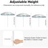 imageG4Free Heavy Duty Beach Umbrella for Sand UPF 50 UV Protection Sun Shelter Double Canopy with Air Vent and Push Button Tilt 65 ft Portable Parasols with Carry Bag for Outdoor Patio PoolLake Blue