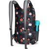 imageG4Free Lightweight Packable Hiking Backpack for Men Women Small Hiking Daypacks Foldable Shoulder Pack Casual Outdoor Bag 11LBlack Flower