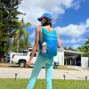 imageG4Free Lightweight Packable Hiking Backpack for Men Women Small Hiking Daypacks Foldable Shoulder Pack Casual Outdoor Bag 11LBlue