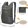imageG4Free Lightweight Packable Hiking Backpack for Men Women Small Hiking Daypacks Foldable Shoulder Pack Casual Outdoor Bag 11LDark Green 2