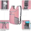 imageG4Free Lightweight Packable Hiking Backpack for Men Women Small Hiking Daypacks Foldable Shoulder Pack Casual Outdoor Bag 11LLight Pink