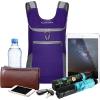 imageG4Free Lightweight Packable Hiking Backpack for Men Women Small Hiking Daypacks Foldable Shoulder Pack Casual Outdoor Bag 11LPurple