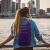 imageG4Free Lightweight Packable Hiking Backpack for Men Women Small Hiking Daypacks Foldable Shoulder Pack Casual Outdoor Bag 11LPurple