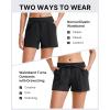 imageG4Free Modal Soft Casual Shorts for Women High Waisted Drawstring Summer Sweat Shorts with PocketsBlack