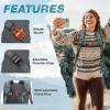 imageG4Free Packable Hiking Backpack 20L Lightweight Foldable Travel Daypack with Thickened Back Panel for Men WomenBlackGrey
