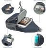 imageG4Free Packable Sling Backpack Small Crossbody Sling Bag Travel Hiking Daypack Casual Foldable Shoulder Chest BagGrey