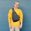 imageG4Free RFID Sling Bag Crossbody Backpack Casual Chest Shoulder Daypack Gym Bag for Hiking Travel 7LBlue LeafGrey