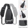 imageG4Free RFID Sling Bag Crossbody Backpack Small Chest Shoulder Bag Hiking OutdoorDark Grey