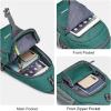 imageG4Free RFID Sling Bag Crossbody Backpack Small Chest Shoulder Bag Hiking OutdoorGreen