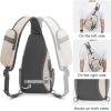 imageG4Free RFID Sling Bag Crossbody Backpack Small Chest Shoulder Bag Hiking OutdoorIvovy