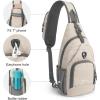 imageG4Free RFID Sling Bag Crossbody Backpack Small Chest Shoulder Bag Hiking OutdoorIvovy
