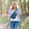 imageG4Free RFID Sling Bag Crossbody Backpack Small Chest Shoulder Bag Hiking OutdoorTeal Blue