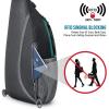 imageG4Free RFID Sling Bag Crossbody Sling Backpack Small Chest Shoulder Backpack Men Women Hiking OutdoorBlackGreen
