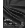 imageG4Free Ribbed Womens Athletic Shorts High Waisted Drawstring Gym Running Shorts with PocketsBlack