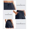 imageG4Free Ribbed Womens Athletic Shorts High Waisted Drawstring Gym Running Shorts with PocketsDark Navy