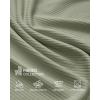 imageG4Free Ribbed Womens Athletic Shorts High Waisted Drawstring Gym Running Shorts with PocketsGray Olive