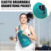 imageG4Free Sling Bag RFID Blocking Lightweight Crossbody Backpack Chest Shoulder Bag for Travel Sports Running HikingTeal Blue