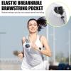 imageG4Free Sling Bag RFID Blocking Lightweight Crossbody Backpack Chest Shoulder Bag for Travel Sports Running HikingWhite
