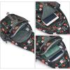 imageG4Free Sling Bag RFID Blocking Sling Backpack Crossbody Chest Bag Daypack for Hiking TravelBlackBlack Base Flora