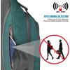 imageG4Free Sling Bag RFID Blocking Sling Backpack Crossbody Chest Bag Daypack for Hiking TravelBlackDark Green