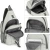 imageG4Free Sling Bag RFID Blocking Sling Backpack Crossbody Chest Bag Daypack for Hiking TravelBlackGainsboro