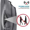 imageG4Free Sling Bag RFID Blocking Sling Backpack Crossbody Chest Bag Daypack for Hiking TravelBlackGrey