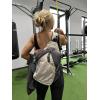 imageG4Free Sling Bag RFID Blocking Sling Backpack Crossbody Chest Bag Daypack for Hiking TravelBlackIvoryTan