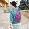 imageG4Free Sling Bag RFID Blocking Sling Backpack Crossbody Chest Bag Daypack for Hiking TravelBlackLight Purple