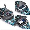 imageG4Free Sling Bag RFID Blocking Sling Backpack Crossbody Chest Bag Daypack for Hiking TravelBlackMaple Leaf Blue