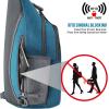 imageG4Free Sling Bag RFID Blocking Sling Backpack Crossbody Chest Bag Daypack for Hiking TravelBlackNavy Blue